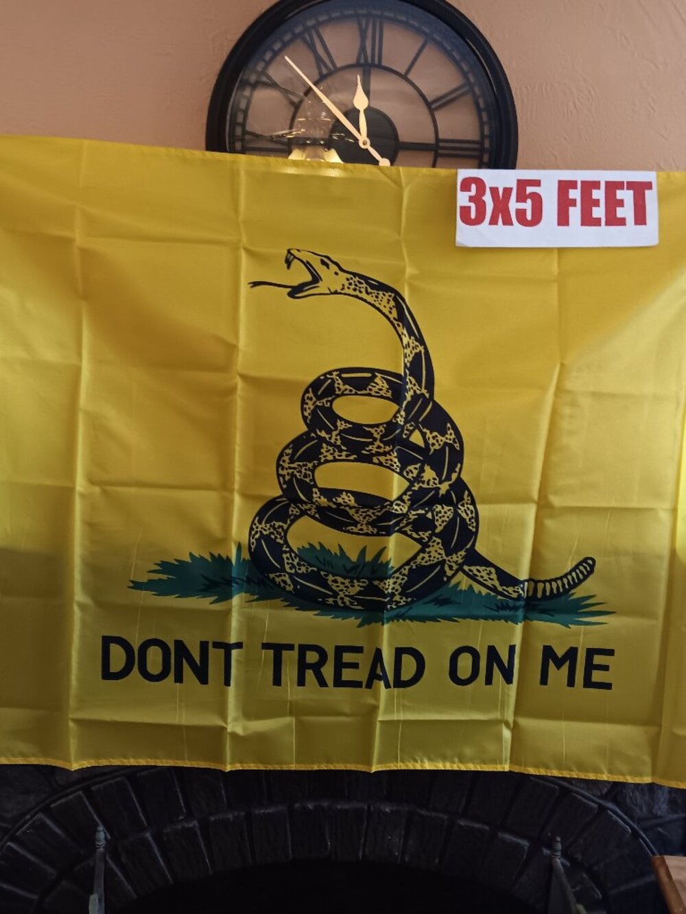 NEW Don't Tread of Me 3x5 American Flag Yellow